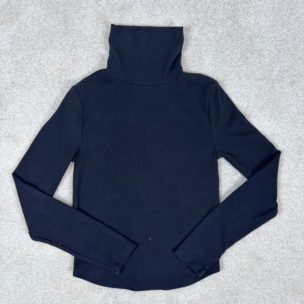 Sunday Best Aritzia Black Long Sleeve Turtleneck Top Small 102630